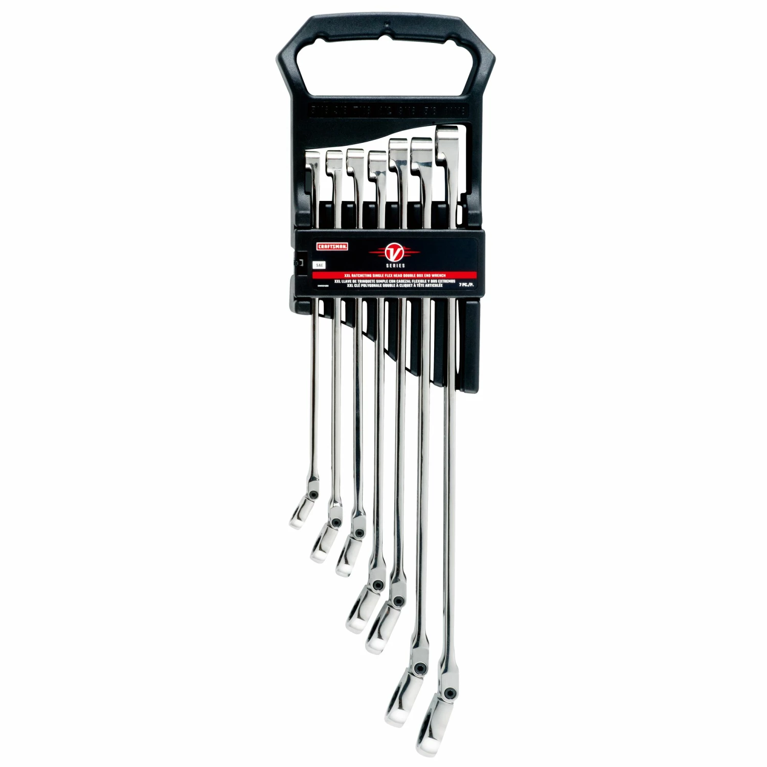 CRAFTSMAN Ratchet Wrenches & Sets V-series 7-Piece Set 6-point Standard (SAE) Flexible Head Ratchet Wrench Set 7 CRAFTSMAN Ratchet Wrenches & Sets V-series 7-Piece Set 6-point Standard (SAE) Flexible Head Ratchet Wrench Set - Image 7