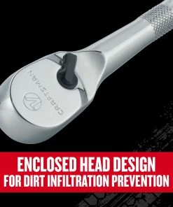 CRAFTSMAN Ratchets & Ratchet Sets V-series 2-Piece 96-Tooth Set Drive Standard Ratchet Set -Craftsman Store 44778086