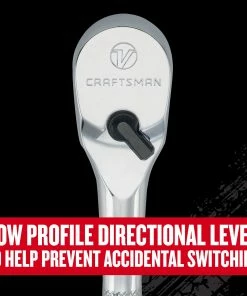 CRAFTSMAN Ratchets & Ratchet Sets V-series 96-Tooth 3/8-in Drive Standard Ratchet -Craftsman Store 44778304