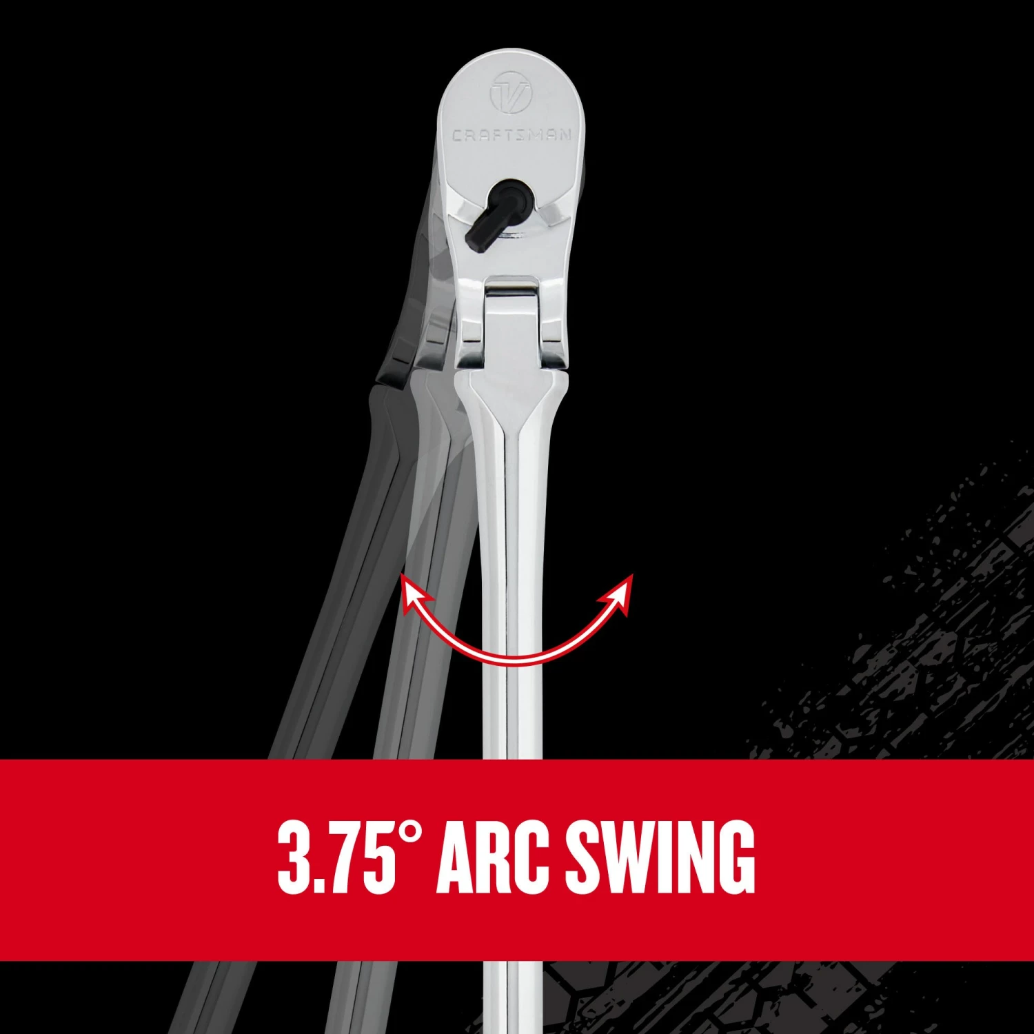 CRAFTSMAN Ratchets & Ratchet Sets V-series 96-Tooth 1/2-in Drive Flexible Head Standard Ratchet 8 CRAFTSMAN Ratchets & Ratchet Sets V-series 96-Tooth 1/2-in Drive Flexible Head Standard Ratchet - Image 8