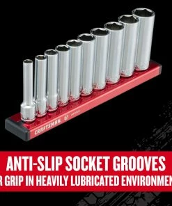 CRAFTSMAN Sockets & Socket Sets V-Series 10-Piece Metric 1/4-in Drive 6-point Set Deep Socket Set 27 CRAFTSMAN Sockets & Socket Sets V-Series 10-Piece Metric 1/4-in Drive 6-point Set Deep Socket Set -Craftsman Store 44778443