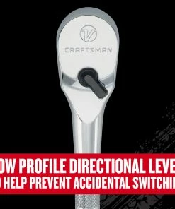 CRAFTSMAN Ratchets & Ratchet Sets V-series 2-Piece 96-Tooth Set Drive Standard Ratchet Set -Craftsman Store 44778571