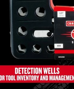 CRAFTSMAN Sockets & Socket Sets V-Series 21-Piece Metric 1/2-in Drive 6-point Set Shallow Socket Set -Craftsman Store 44778618
