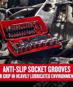 CRAFTSMAN Sockets & Socket Sets V-Series 38-Piece Metric 1/4-in Drive 6-point Set Shallow Socket Set 15 CRAFTSMAN Sockets & Socket Sets V-Series 38-Piece Metric 1/4-in Drive 6-point Set Shallow Socket Set -Craftsman Store 44779539