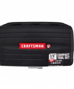 CRAFTSMAN Sockets & Socket Sets V-Series 38-Piece Standard (SAE) 1/4-in Drive 6-point Set Shallow Socket Set -Craftsman Store 44779552