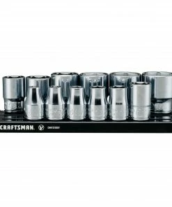 CRAFTSMAN Sockets & Socket Sets V-Series 12-Piece Standard (SAE) 3/8-in Drive 6-point Set Shallow Socket Set -Craftsman Store 44779757