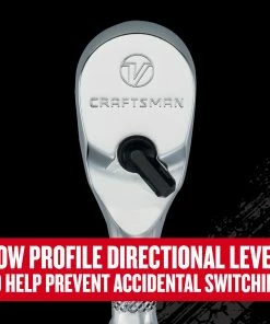 CRAFTSMAN Ratchets & Ratchet Sets V-series 80-Tooth 1/4-in Drive Standard Ratchet -Craftsman Store 44822959