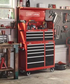 CRAFTSMAN Bottom Tool Cabinets 2000 Series 41-In 10-Drawer Cabinet - Red -Craftsman Store 44897196