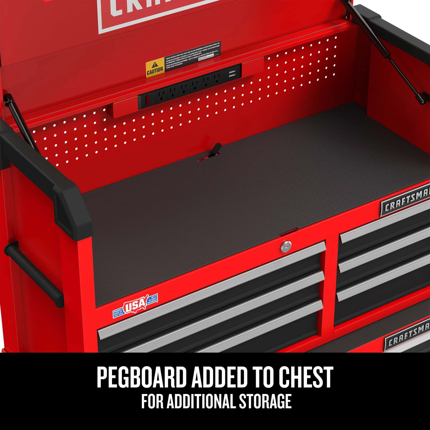 CRAFTSMAN Top Tool Chests 2000 Series 26-In 4-Drawer Chest - Red 3 CRAFTSMAN Top Tool Chests 2000 Series 26-In 4-Drawer Chest - Red - Image 3