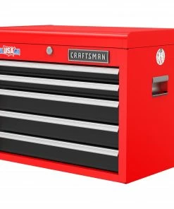CRAFTSMAN Top Tool Chests 2000 Series 26-In 5-Drawer Chest - Red -Craftsman Store 44897401