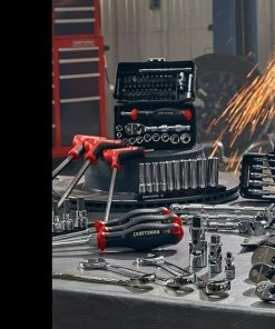 CRAFTSMAN Sockets & Socket Sets V-Series 12-Piece Standard (SAE) 3/8-in Drive 6-point Set Shallow Socket Set -Craftsman Store 44904800