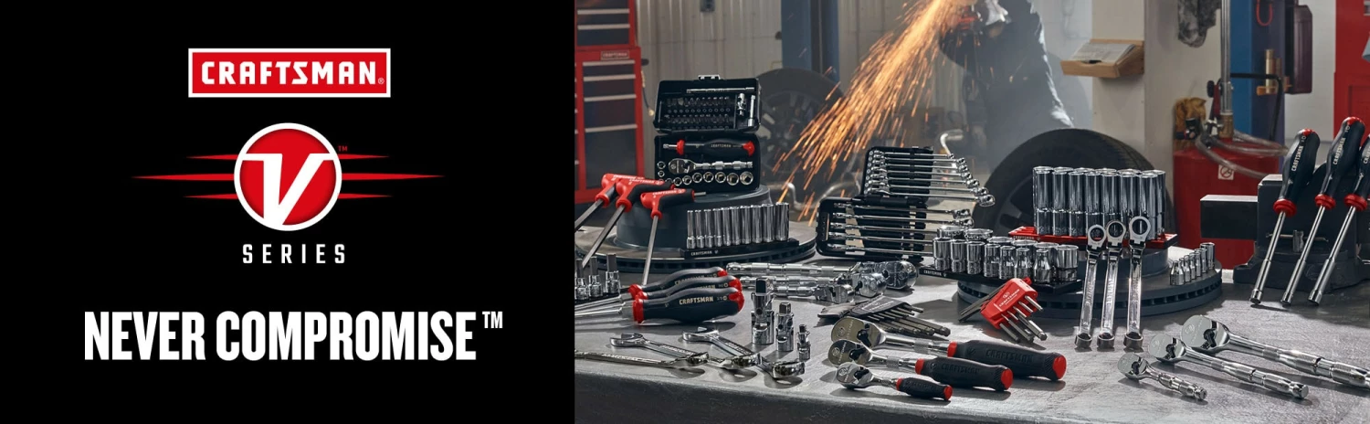 CRAFTSMAN Sockets & Socket Sets V-Series 38-Piece Metric 1/4-in Drive 6-point Set Shallow Socket Set 10 CRAFTSMAN Sockets & Socket Sets V-Series 38-Piece Metric 1/4-in Drive 6-point Set Shallow Socket Set - Image 10