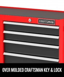 CRAFTSMAN Bottom Tool Cabinets 2000 52-In 10-Drawer Cabinet - Red -Craftsman Store 45347148