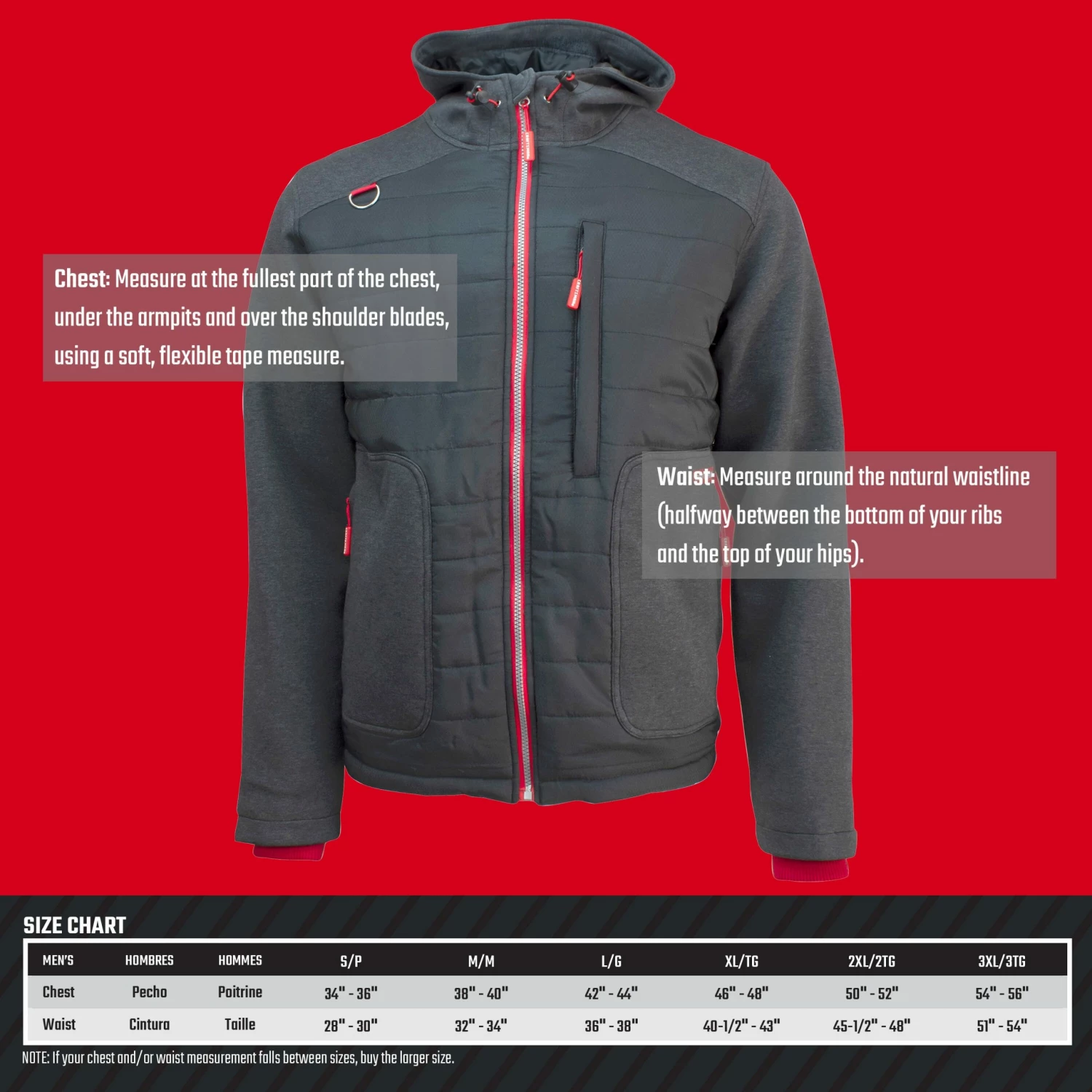 CRAFTSMAN Heated Clothing Craftsman Men's Hybrid Heated Jacket with Battery Included (Large) 7 CRAFTSMAN Heated Clothing Craftsman Men's Hybrid Heated Jacket with Battery Included (Large) - Image 7