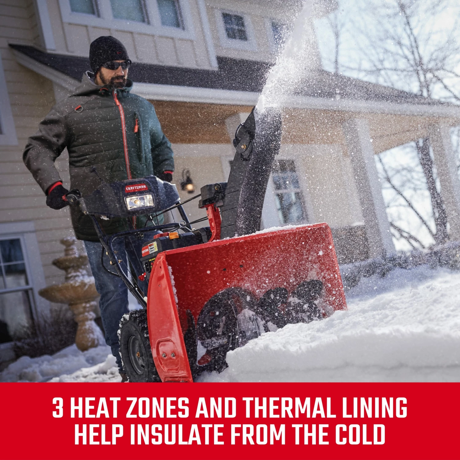 CRAFTSMAN Heated Clothing Craftsman Men's Hybrid Heated Jacket with Battery Included (2X-Large) 6 CRAFTSMAN Heated Clothing Craftsman Men's Hybrid Heated Jacket with Battery Included (2X-Large) - Image 6