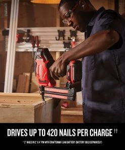 CRAFTSMAN Nailers V20 18-Gauge Cordless Brad Nailer 9 CRAFTSMAN Nailers V20 18-Gauge Cordless Brad Nailer -Craftsman Store 45371370