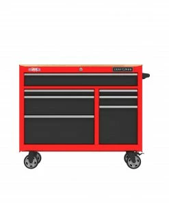 CRAFTSMAN Bottom Tool Cabinets 2000 Series 41-in W x 34-in H 7-Drawer Steel Rolling Tool Cabinet (Red) -Craftsman Store 45418424
