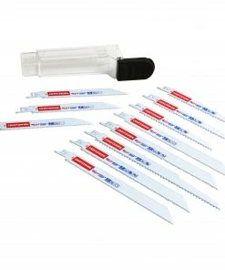 CRAFTSMAN Reciprocating Saw Blades 11-Pack Bi-Metal Set Wood/Metal Cutting Reciprocating Saw Blade Set -Craftsman Store 45451078